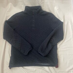 RHONE Gramercy Quilted Long Sleeve Pullover 1/4 Snap Button 100093